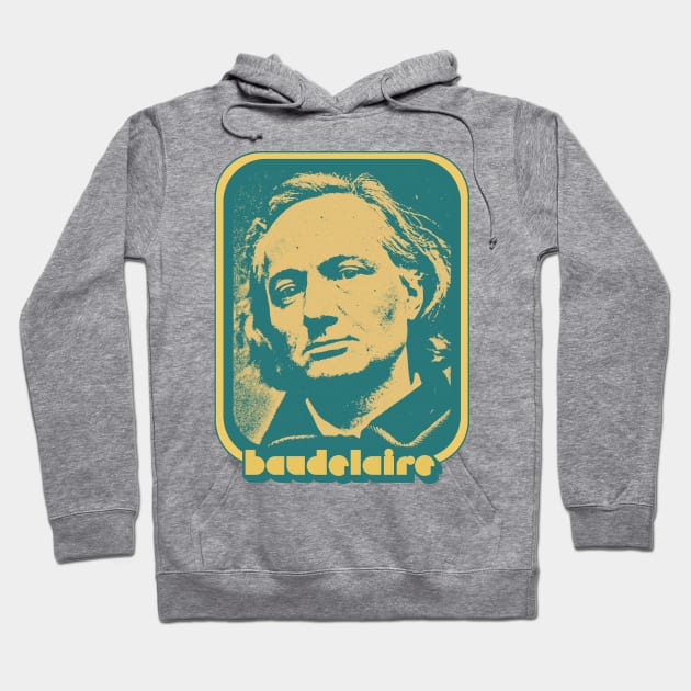 Baudelaire // Retro Style Fan Art Design Hoodie by DankFutura